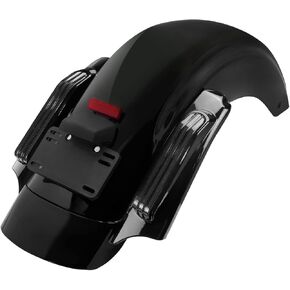 HDBUBALUS Rear Fender with LED Fascia System Fit For Harley Touring Road King CVO Road Glide Ultra Classic Electra Glide Street Glide 2009-2013 (Color : Smoke Lens)