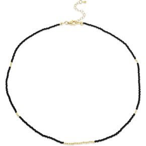 Gold Seed Beaded Necklaces for Women, Boho Handmade Adjustable Colorful Beads Choker Summer Beach Jewelry Gift.