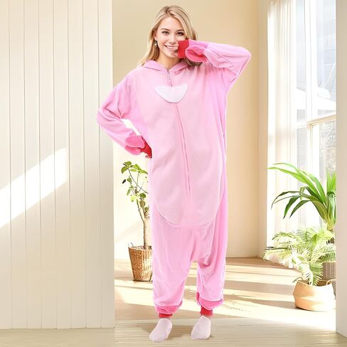 DreamJ Animal Onesies Adult Halloween Costume Halloween Onesie Cosplay Halloween Pajamas Women Men in Saudi Arabia