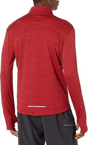 Men's Nike Pacer Top Half Zip, Nike Pullover with Mock-Neck Collar, Black/Black/Reflective Silver, 2XL in Kuwait