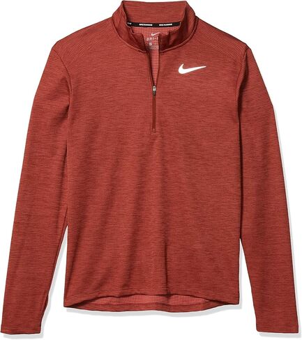 Men's Nike Pacer Top Half Zip, Nike Pullover with Mock-Neck Collar, Black/Black/Reflective Silver, 2XL in Kuwait