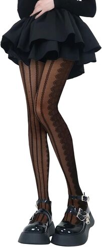 Benefeet Sox Womens Girls Sheer Tights Soft Nylon Pantyhose Sexy High Waist Mesh Stockings Cosplay Party Lolita Tights Gifts in Kuwait
