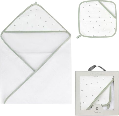 Ely's & Co. Baby Wash Cloth Sage Pears, 3 Pack Thick Absorbent 100% Cotton Terry in Saudi Arabia