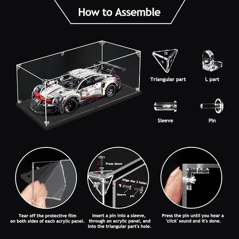 Clear Acrylic Display Case for Bible, Book Display Case, Stamp or Coin Collection Display Case Self Assemble Display Case Collectibles Acrylic Display Box(32x25x8cm, 12.6x9.8x3.1inch) in Saudi Arabia