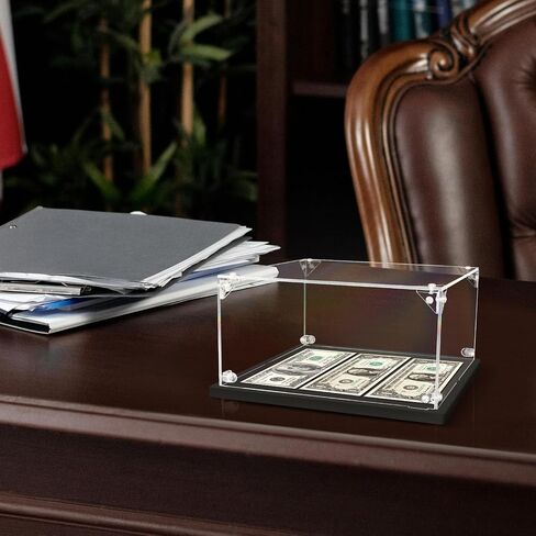 Clear Acrylic Display Case for Bible, Book Display Case, Stamp or Coin Collection Display Case Self Assemble Display Case Collectibles Acrylic Display Box(32x25x8cm, 12.6x9.8x3.1inch) in Saudi Arabia