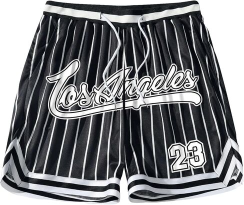 SHENHE Men's Summer Graphic Shorts Drawstring Waist Sports Track Shorts in Saudi Arabia
