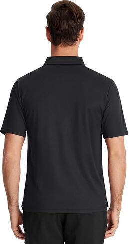 TACVASEN Polo Shirts for Men with Pocket Short Sleeve Lightweight Quick Dry Hiking Golf Fishing in Saudi Arabia