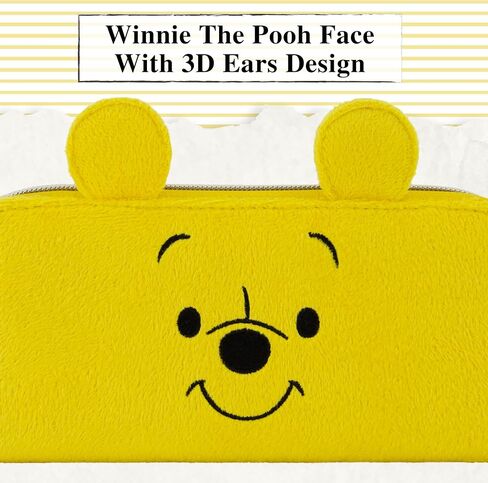 Concept One Disney Winnie the Pooh Wallet, Small Zipper Money Credit Card Holder Case for Men and Women, Zip Wallets, Honey in Saudi Arabia