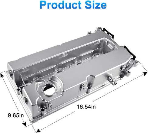 طقم غطاء صمام المحرك من الألومنيوم مع غطاء حشو زيت بمسامير حشية متوافق مع تشيفي أفيو أفيو 5 كروز سونيك تراكس بونتياك جي 3 ويف ساتورن أسترا لاستبدال 55564395 55558673 in Kuwait