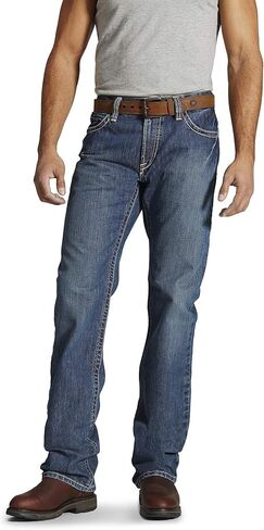 Ariat Men's Flame Resistant M4 Low Rise Boot Cut Jean, Boundary Clay, 33W x 36L in Kuwait