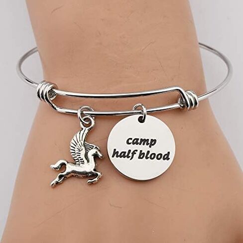 Camp Half Blood Bracelet Horse Charm Bracelet Percy Jackson Jewelry Gift for Family Mythology Movie Gift in Saudi Arabia