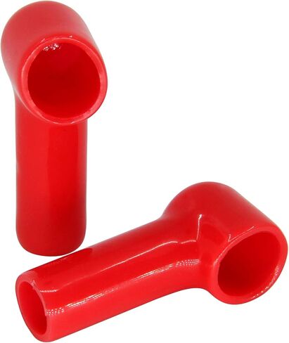 ZOOKOTO 10Pcs Stud Terminal Covers 14mm x 10mm Terminal Insulating Covers Red and Black in Saudi Arabia