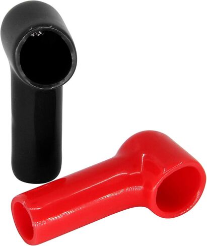ZOOKOTO 10Pcs Stud Terminal Covers 14mm x 10mm Terminal Insulating Covers Red and Black in Saudi Arabia