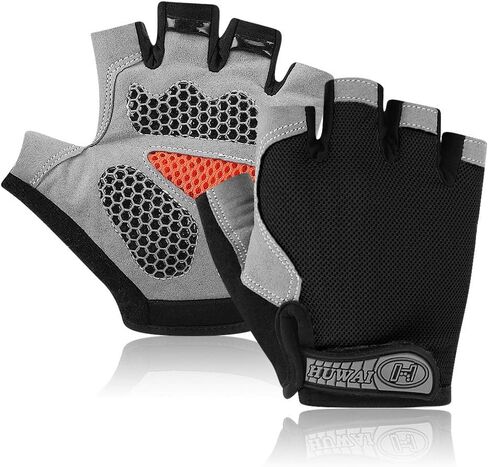 Accmor Cycling Gloves for Men Women, Bike Gloves Half Finger Road Bike MTB Gloves, Anti-Slip Shock-Absorbing Glove for Fitness Cycling Outdoor Sports in Kuwait