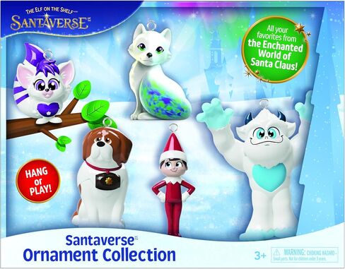 The Elf on the Shelf Ornament Collection - 5 Collectible Hang-or-Play Figures - with 2 New North Pole Pals - for Ages 3 Years and Above in Saudi Arabia