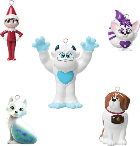 The Elf on the Shelf Ornament Collection - 5 Collectible Hang-or-Play Figures - with 2 New North Pole Pals - for Ages 3 Years and Above in Saudi Arabia