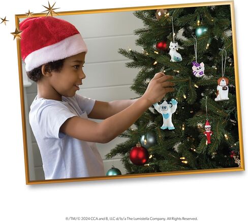 The Elf on the Shelf Ornament Collection - 5 Collectible Hang-or-Play Figures - with 2 New North Pole Pals - for Ages 3 Years and Above in Saudi Arabia