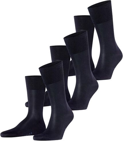 FALKE Men's Tiago Cotton Dress Socks, 3 Pairs in Kuwait
