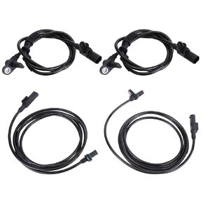 4PCS ABS Wheel Speed Sensor Front and Rear Compatible for Mercedes-Benz Sprinter 2500 3500 Freightliner, for 2007-2009 Dodge Sprinter 2500 3500 3.0L 3.5L 9065400317, 9065400117 9065400217
