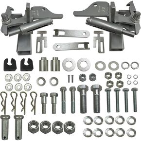 The Mounting Brackets and Hardware Accessories for Volvo VNL 04-17. Compatible with Large Polished Stainless Steel Deer Guard aftermarket .
