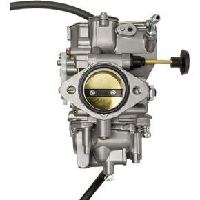 YTLS YFM350 Carburetor for Yamaha 1987-1998 Big Bear 350 1987-2004 Warrior 350 1996-1998 Kodiak 400 1987-1990 1992-1995 Moto-4 350 YFM 350 ATV Carb with Intake Manifold Fuel Valve Switch