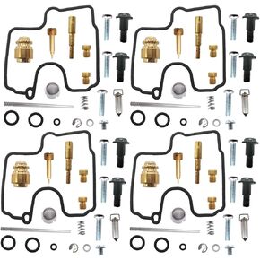 4-Pack Carb Repair Carburetor Rebuild Kit Replacement for Suzuki GSX-R 600 1997-2000 GSX-R750 1997 GSX-R750W 1996 VL1500 INTRUDER 1500 1998-2004