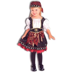 Rubies Girl's Forum Little Pirate Cutie Costume, Toddler