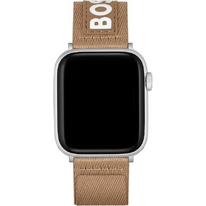 BOSS 1560047 Apple Strap Unisex #Tide Ocean-Bound Nylon Strap, Color: Camel