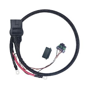 Replace 42015 Truck & Plow Side Battery Cable Set for Western SnowEx Fisher Blizzard Snow Plow - 4 Pin Wiring Harness Included