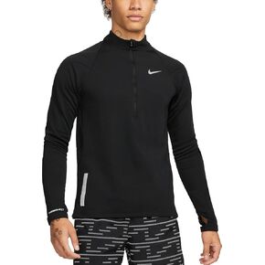 سويت شيرت الجري Therma-FIT Run Division Element 1/2-Zip للرجال من Nike مقاس M أسود in Kuwait