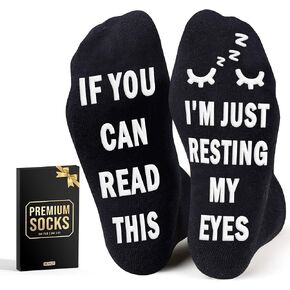 VICRAZY Gifts for Dad, Grandpa Gifts - Dad Birthday Gift Ideas, Funny Dad Gifts - Stocking Stuffers for Men Novelty Socks