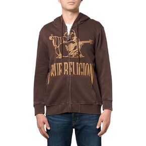 سترة بغطاء للرأس بسحاب للرجال من True Religion