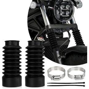 PSLER Front Fork Cover Fork Shock Absorber Cover Fork Boots Gaiters Gators Shock Boots Shock Absorber Tube Slider Cover Gaiters Protector Fit for CMX300 CMX500 2017 2018 2019 2020 2021 2022 2023