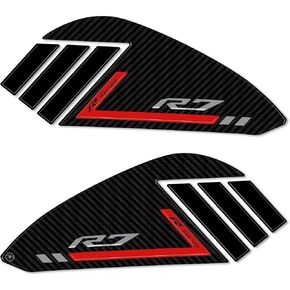 labelbike - 3D Stickers for Motorcycle Tank Side Decorations and Protections Compatible with Yamaha R7 2021-2024