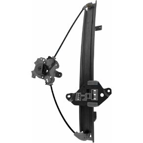 TRQ Rear Left Power Window Regulator Drivers Side Compatible with 2002-2007 Mitsubishi Lancer