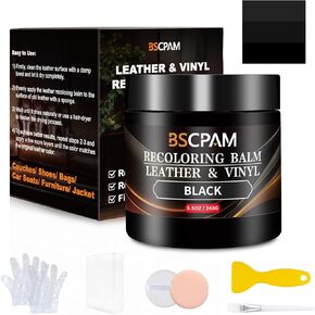 بلسم إعادة تلوين الجلد باللون البيج، مزيل خدوش/بقع الأريكة الجلدية، طقم إصلاح جلدي لأثاث الفينيل وداخل السيارة، طلاء صبغ جلدي للأرائك الجلدية المخدوشة والباهتة in Kuwait