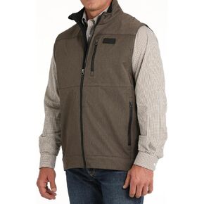Cinch Men's Brown Softshell Vest