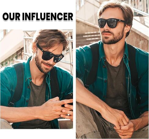 DUCO النظارات الشمسية المستقطبة المستديرة الرجعية للرجال والنساء القيادة نظارات شمسية UV400 حماية خفيفة الوزن إطار ظلال 3002 in Saudi Arabia