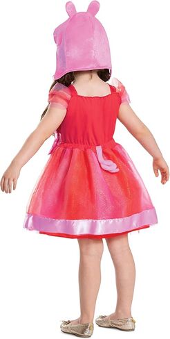 Disguise girls Peppa Pig Costume Tutu, Official Peppa Pig Deluxe Toddler Costume and Accessories in Saudi Arabia