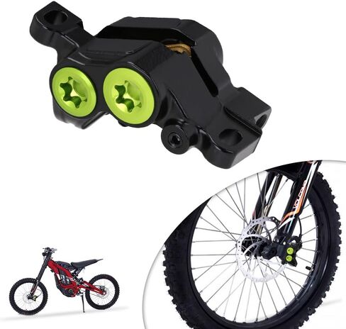 فرجار فرامل JFG RACING Surron، استبدال فرجار فرامل الدراجة الترابية للدراجة الكهربائية Sur Ron S/Sur Ron X/Sur Ron/Light Bee/X160/X260، بني in Kuwait