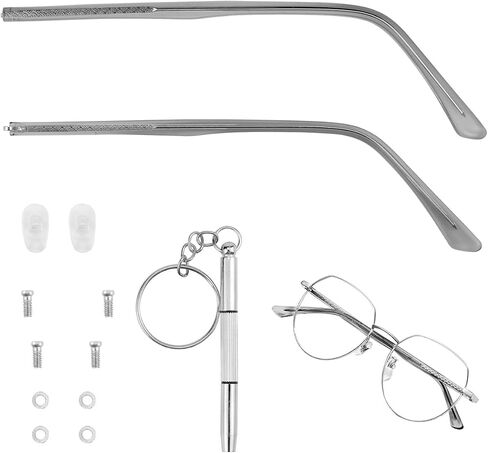 1 Pair Glasses Legs Replacement Metal Temple Glasses Arm Legs Universal Glasses Plastic Stable Arm Legs Accessories for Glasses Eyeglasses Sunglasses（Blue） in Saudi Arabia