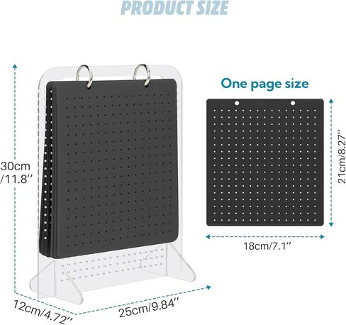 Pacmaxi Enamel Pin Display Organizers, Brooch Pin Holder, 6 Pin Display Pages for Store 250+ Pins, Pin Collection Storage Calendar (Not Include Any Accessories) in Saudi Arabia