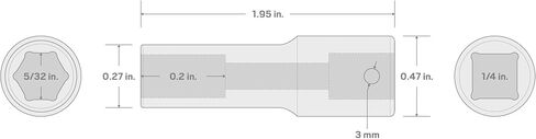 TEKTON 1/4 Inch Drive x 5/8 Inch Deep 6-Point Impact Socket SID03016 in Saudi Arabia