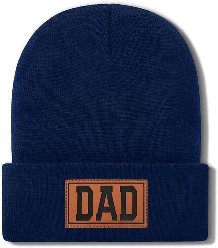 Skull Beanie for Men Father Dad Grandpa Papa Pappy - Knit Winter Hats Warm Soft Stretchy Daily Cuffed Beanie in Kuwait