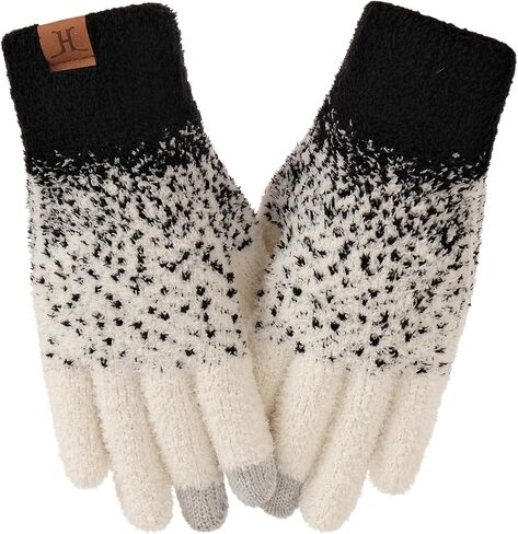 DS DADOU&XIAOSHAN Winter Gloves For Women, Womens Gloves With Touchscreen Fingers For Cold Weather Thermal Mitten Fleece Line in Kuwait