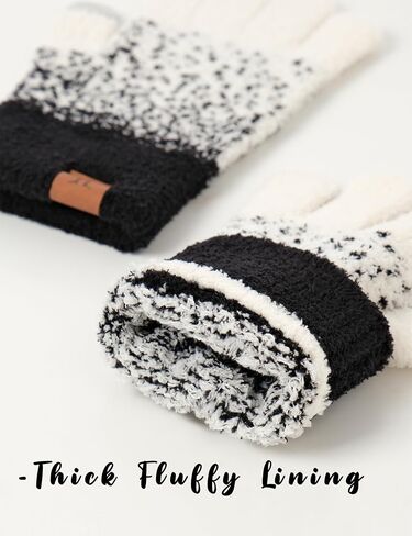 DS DADOU&XIAOSHAN Winter Gloves For Women, Womens Gloves With Touchscreen Fingers For Cold Weather Thermal Mitten Fleece Line in Kuwait