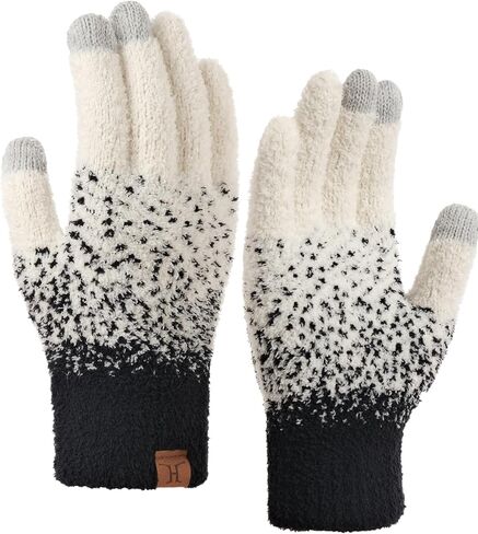 DS DADOU&XIAOSHAN Winter Gloves For Women, Womens Gloves With Touchscreen Fingers For Cold Weather Thermal Mitten Fleece Line in Kuwait