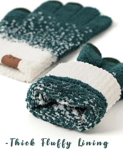 DS DADOU&XIAOSHAN Winter Gloves For Women, Womens Gloves With Touchscreen Fingers For Cold Weather Thermal Mitten Fleece Line in Kuwait