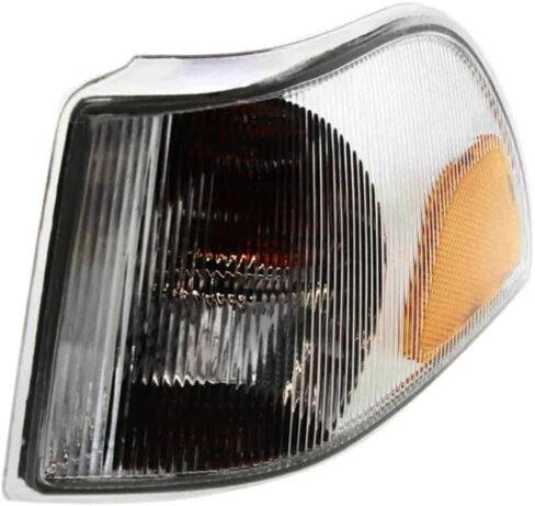 For Volvo C70/S70/V70 1998 1999 2000 2001 2002 Turn Signal/Corner Light Unit Driver and Passenger Side | Pair | Amber/Clear Lens | Replacement For VO2520101, VO2521101 | 9483184-9, 9483185-6 in Saudi Arabia