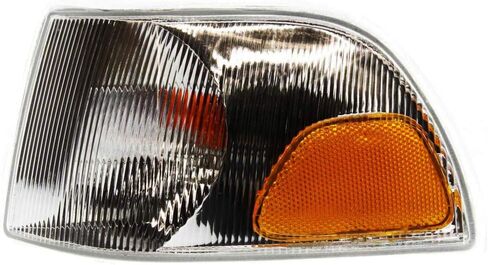 For Volvo C70/S70/V70 1998 1999 2000 2001 2002 Turn Signal/Corner Light Unit Driver and Passenger Side | Pair | Amber/Clear Lens | Replacement For VO2520101, VO2521101 | 9483184-9, 9483185-6 in Saudi Arabia